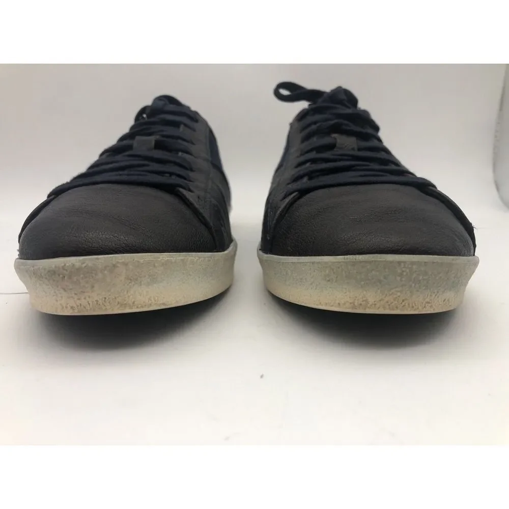 Burberry Low Top Sneakers Brown Leather Nova‎ Check Canvas Mens Size EU 42 US 9